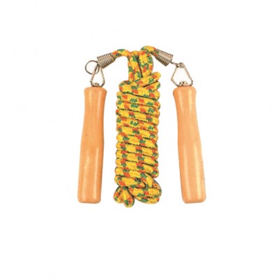 Hot Sale Wooden Handle cotton kids Skipping Rope For Students