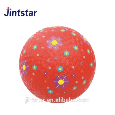 Jintstar custom kids toy expandable ball soft rubber playground ball