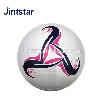 Rubber football soccer ball with custom design size 4