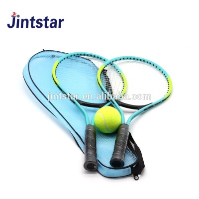 OEM custom 21 inch aluminum tennis racket/racque set for kids