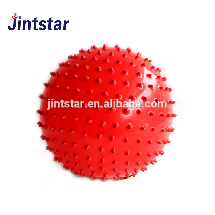 Jintstar wholesale massage ball PVC colorful spiky ball for kids