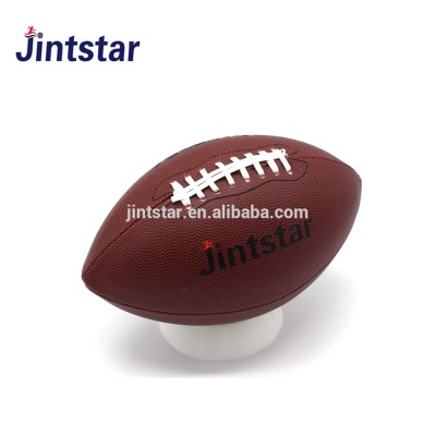 custom printed logo Rugby ball Machine stitched pu/pvc American football match ball