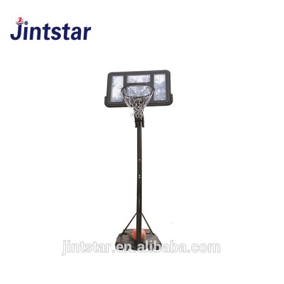 Outdoor promotion adjustable plastic basketball hoop stand base professional basketball stand for children