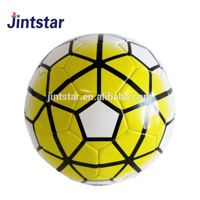 Promotional factory size 5 pvc soccer ball football with new design