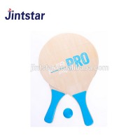 Hot  China manufacturer wooden beach rackets set with ball for promotion