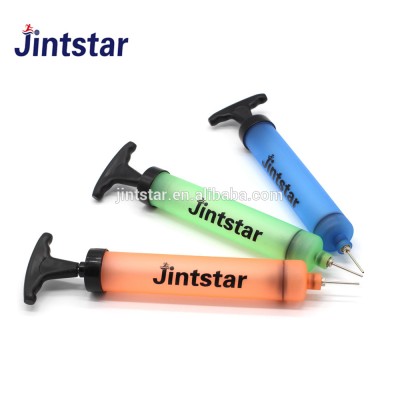 mini ball inflator hand air pump basketball football ball double action hand pump