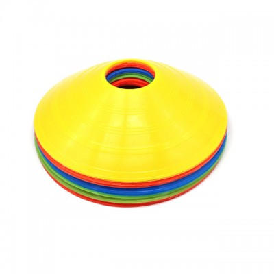 Mini original plastic eco-friendly flat air power soccer balls disc cones